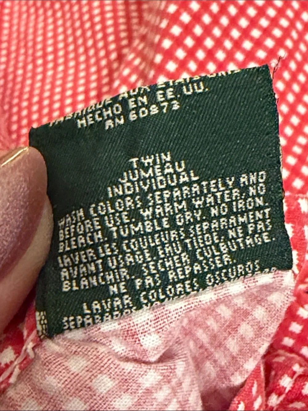 Ralph Lauren Home crisp gingham